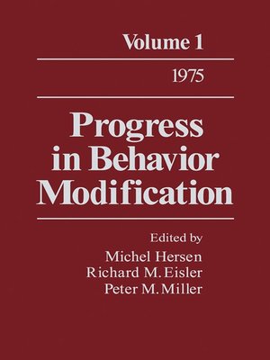 cover image of Progress in Behavior Modification, Volume 1